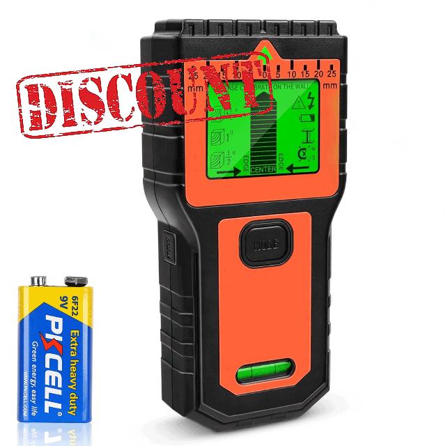 Stud Finder Wall Scanner 8 in 1 Electronic Stud Detector Finder with LCD Display & Audio Alarm
