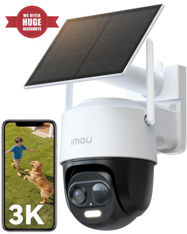 Imou 3K Solar Security Camera Outdoor Wireless