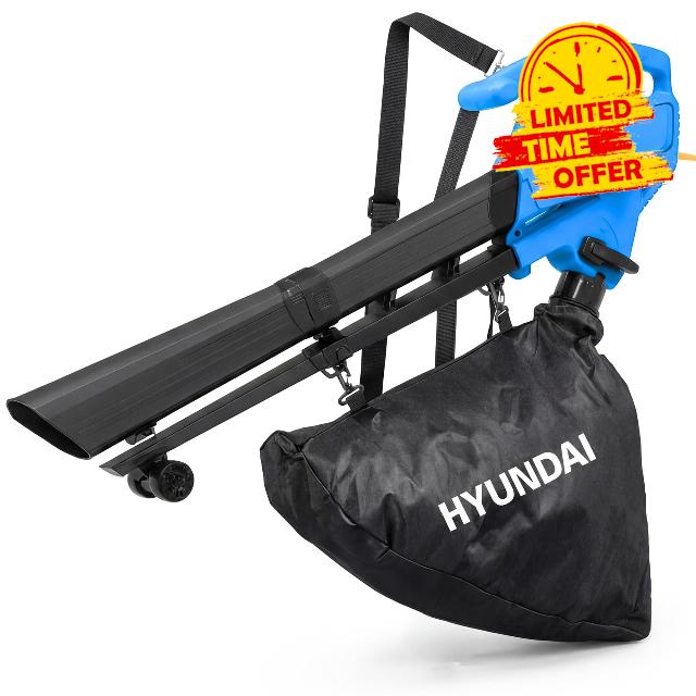 Hyundai 3000W Electric Leaf Blower Vacuum & Mulcher