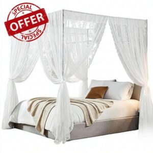 Lace Canopy Beds Curtains Set