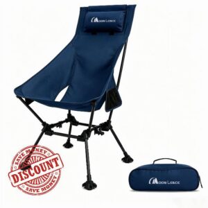 MOON LENCE High Back Folding Camping Chairs
