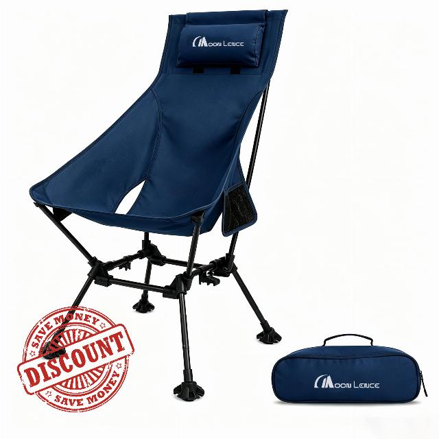 MOON LENCE High Back Folding Camping Chairs