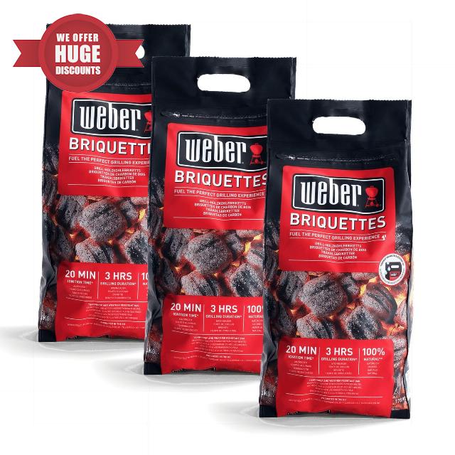 Weber barbecue briquettes (12kg box)