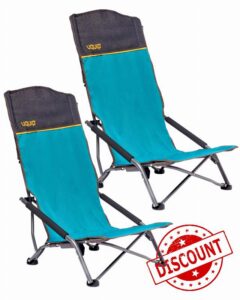 Uquip Mary Petrol Beach Chair Set