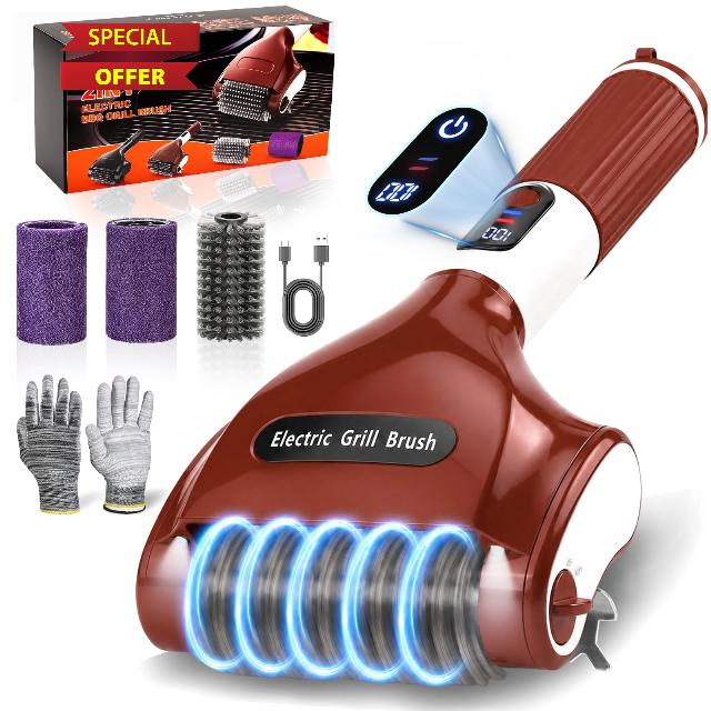 Electric Grill Brush Cordless