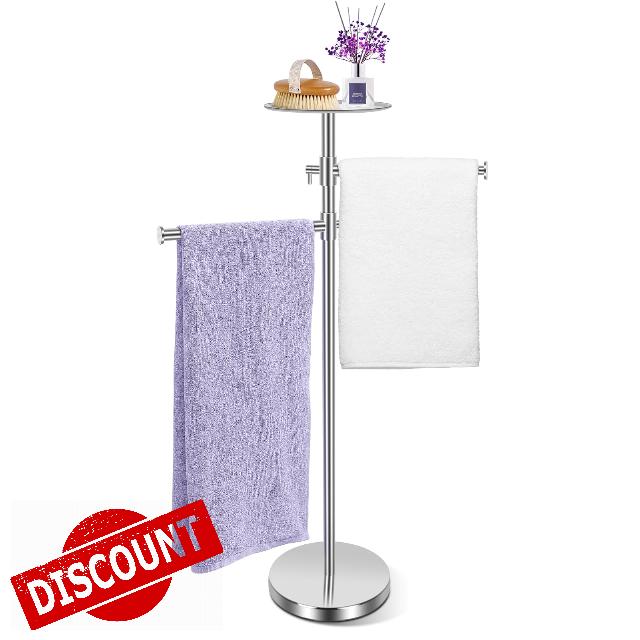 Alyvisun Bathroom Free Standing Towel Rail