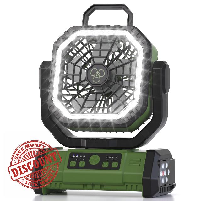 Honesorn Portable Rechargeable Fan 20000mAh