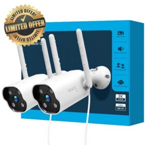 GNCC 2-Pack Security Camera Outdoor