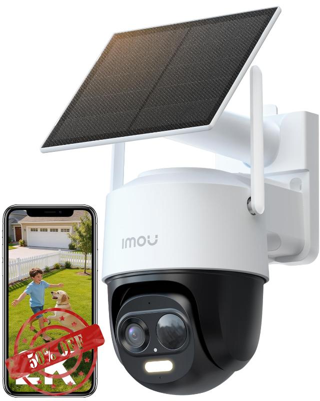 Imou 2K Solar Security Camera Outdoor Wireless