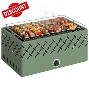 Outsunny Portable Charcoal BBQ Grill
