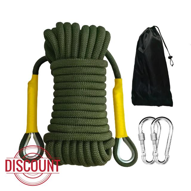 12mm 20m (65Ft) Static Climbing Rope
