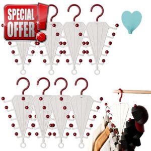 Multi-Functional V-Shaped Double Sided Hanger Storage Rack