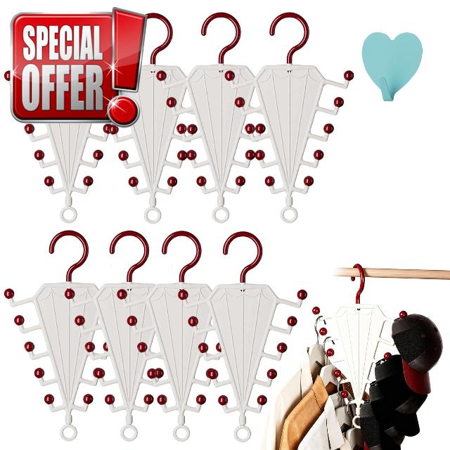 Multi-Functional V-Shaped Double Sided Hanger Storage Rack