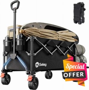Sekey Festival Trolley with Expandable Tailgate - 350-500L