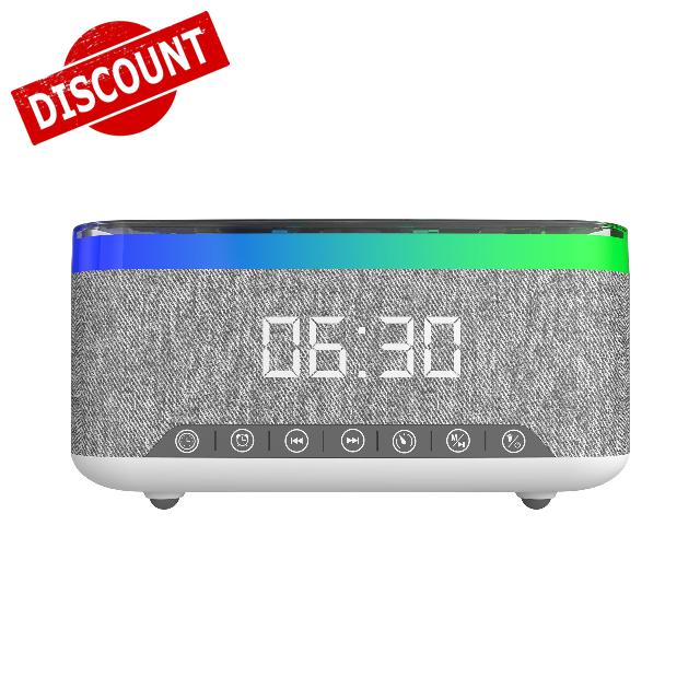 RED5 Wireless Charging Alarm Clock with 10W Phone Dock