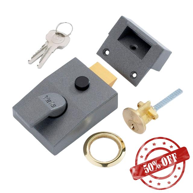 Yale P-89-DMG-PB-60 Deadlocking Nightlatch