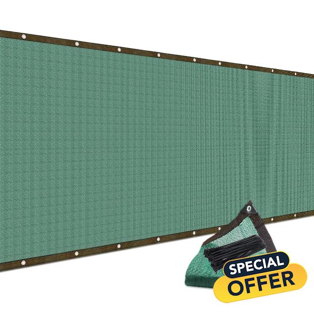 Privacy Screen Fence 2M x 15M – Outdoor Fence Covering with 90% Shading