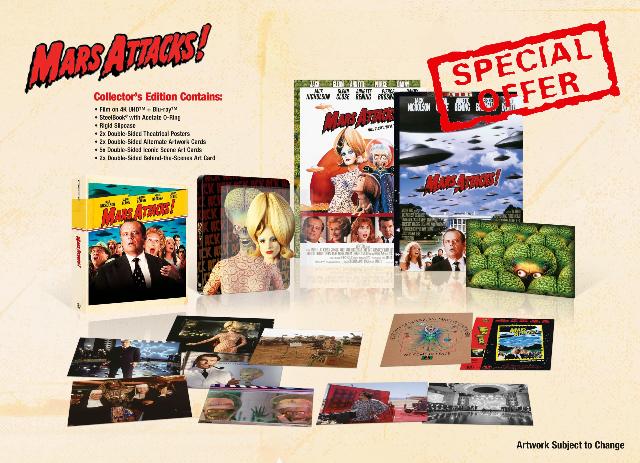 Mars Attacks! 30th Anniversary with SteelBook [4K Ultra HD] [1996]