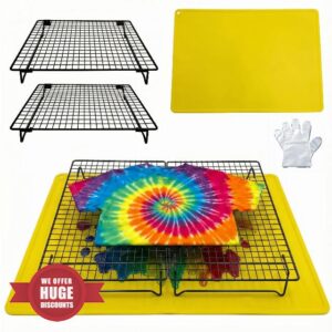 Tie Dye Kit with 2 Adjustable Folding Racks