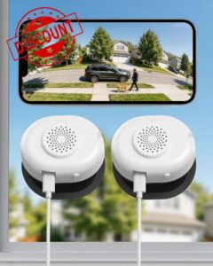 Anlapus 2pack 3MP 2K Window security Camera for Home Security with 20° Tilt Mount