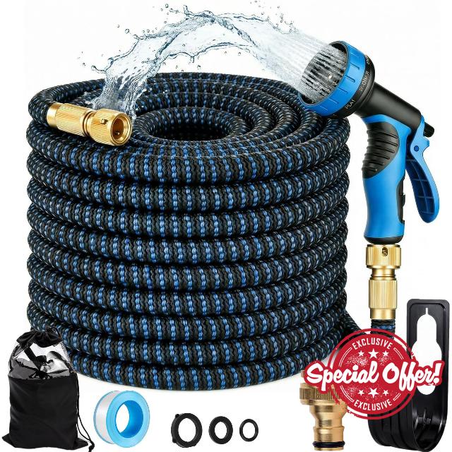 Hose Pipe with 10-Pattern Spray Gun