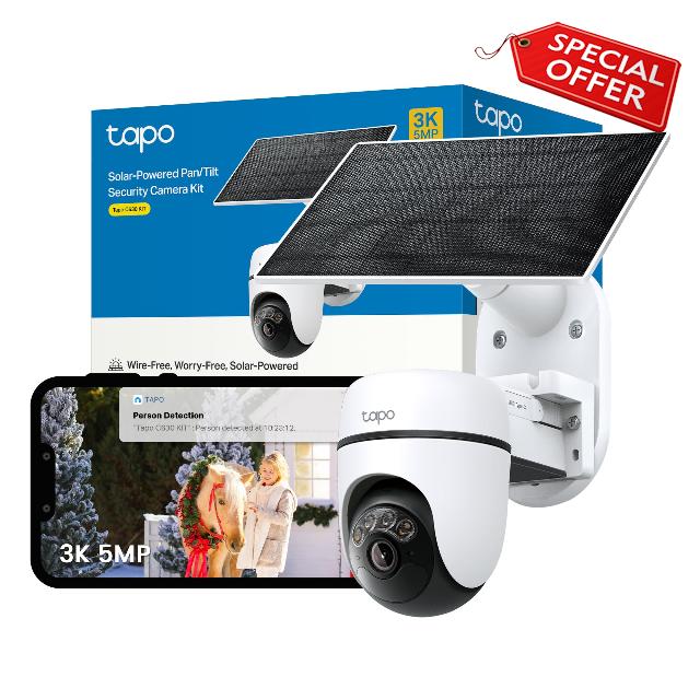Tapo C630 KIT 3K 5MP Solar Security Camera Outdoor Wireless