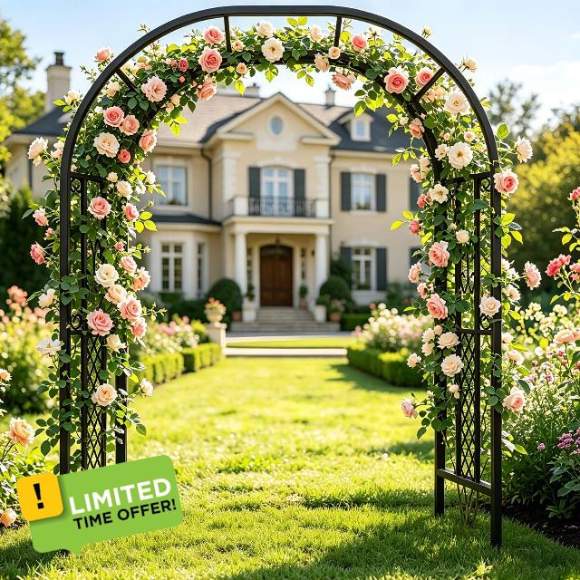 Metal Rose Arch Trellis