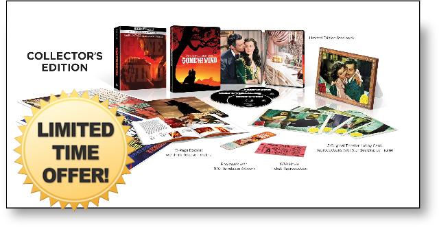 Gone With the Wind Collector's Edition with SteelBook [4K Ultra HD] [1939]