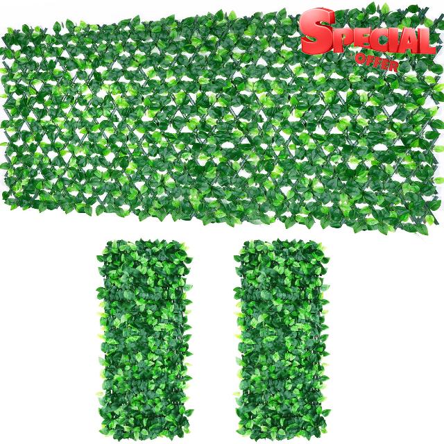 2PCS Artificial Ivy Fence Screening