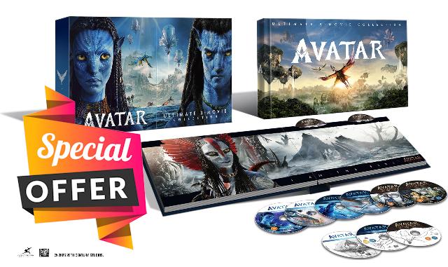 Avatar Ultimate 3 Movie Collection 4K Ultra HD + Blu-ray