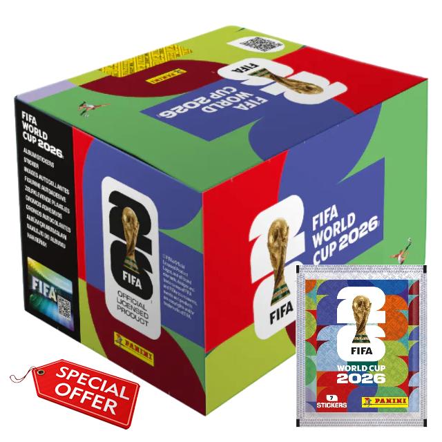 Panini FIFA World Cup 2026 Sticker 50-Packets Booster Pack