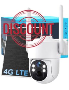 GNCC 4G LTE Security Camera Outdoor Wireless