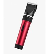 Professional Cordless Pet Clippers, Quiet Dog Grooming Kit, Rechargeable Pet Hair Trimmer Set for...