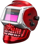 Text reads 'Image 6'. Black welding helmet with auto-darkening lens, featuring sleek modern design with protective shell.