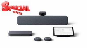 Lenovo Google Meet Series One Gen 1 Medium Plus Room Kit – 12MP Ultra-wide Smart Camera