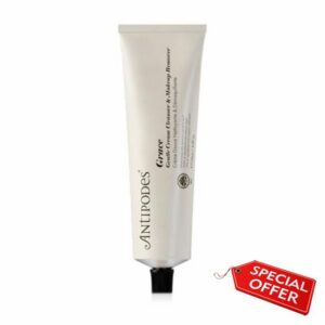 Antipodes Grace Organic Cream Cleanser for Sensitive Skin & Makeup Removal                                                          Helps remove makeup while keeping sensitive skin soft and comfortable