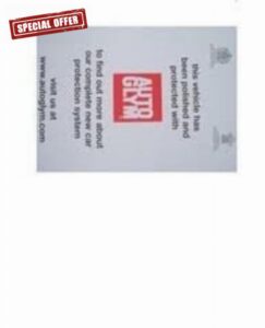 Autoglym Floor Mats (approx 200)