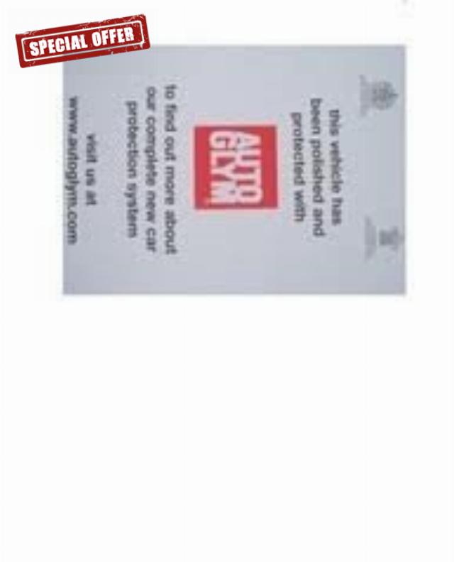Autoglym Floor Mats (approx 200)