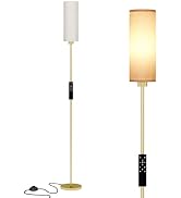 ARTETHYS Floor Lamp with Shelves, RGB Standing Lamp with Smart APP Remote | Tall Black Shelf Lamp...
