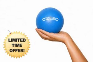 CIZEBO Mini Exercise Ball 4 Inch