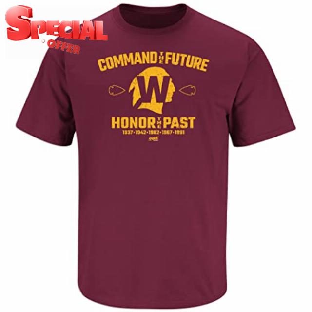 Command The Future T-Shirt for Washington Football Fans (SM-5XL)