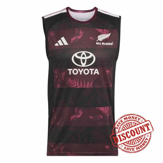 adidas Men's All Blacks Singlet for South Africa Tour Sleeveless (Pack of 1)