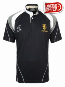 Scotland Lion Rampant Embroidered Rugby Shi
