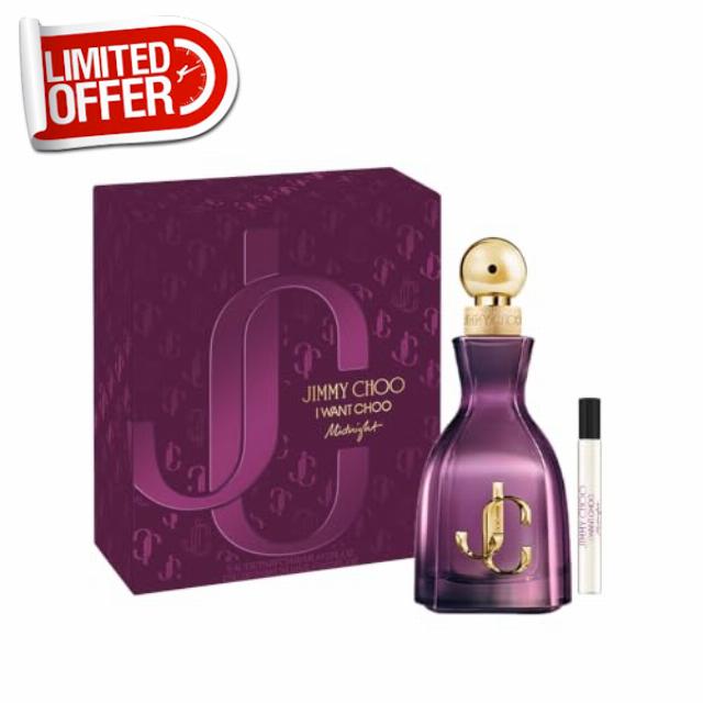 Jimmy Choo I Want Choo Midnight Eau de Parfum 60ml & 10ml Purse Spray