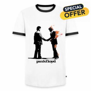 Pink Floyd Wish You were Here Abstract Artwork Men's Ringer Shi