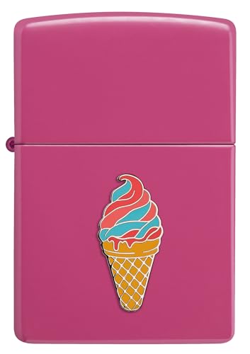 Emblem - Refillable - Reusable - Windproof Design - Gift Box - Made in USA