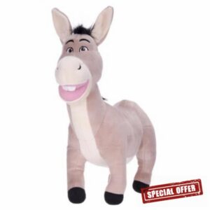 Shrek Super Soft Gift Quality Embroidered Plush - (30cm 12" Large Donkey Plush)