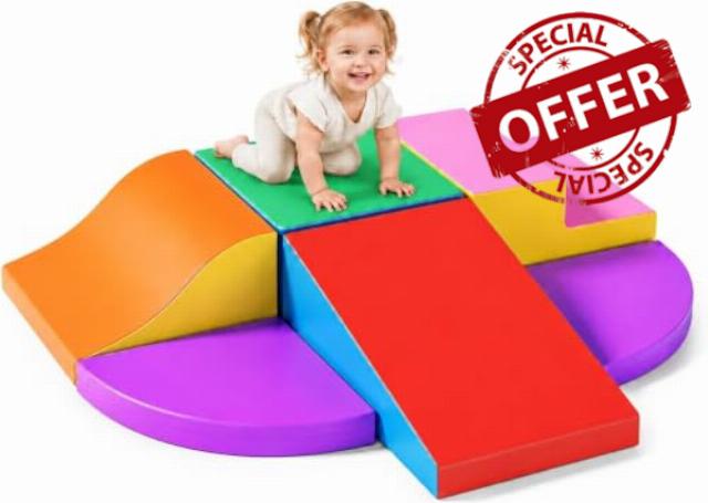 6 Pieces-Kids Soft Play Building Blocks