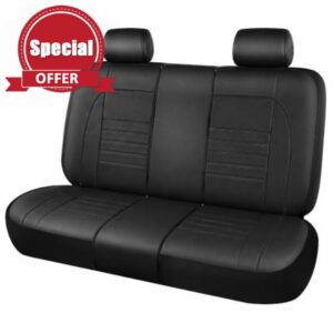 AUTOYOUTH Universal Rear Bench Cover with Removable Extension Panels                                                          Includes 2 removable extension panels to add extra width for larger rear bench seats