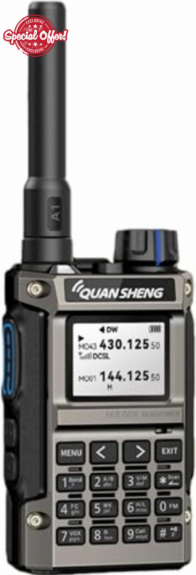 QUANSHENG UV-K1(8) Walkie Talkie Handheld Ham Radio